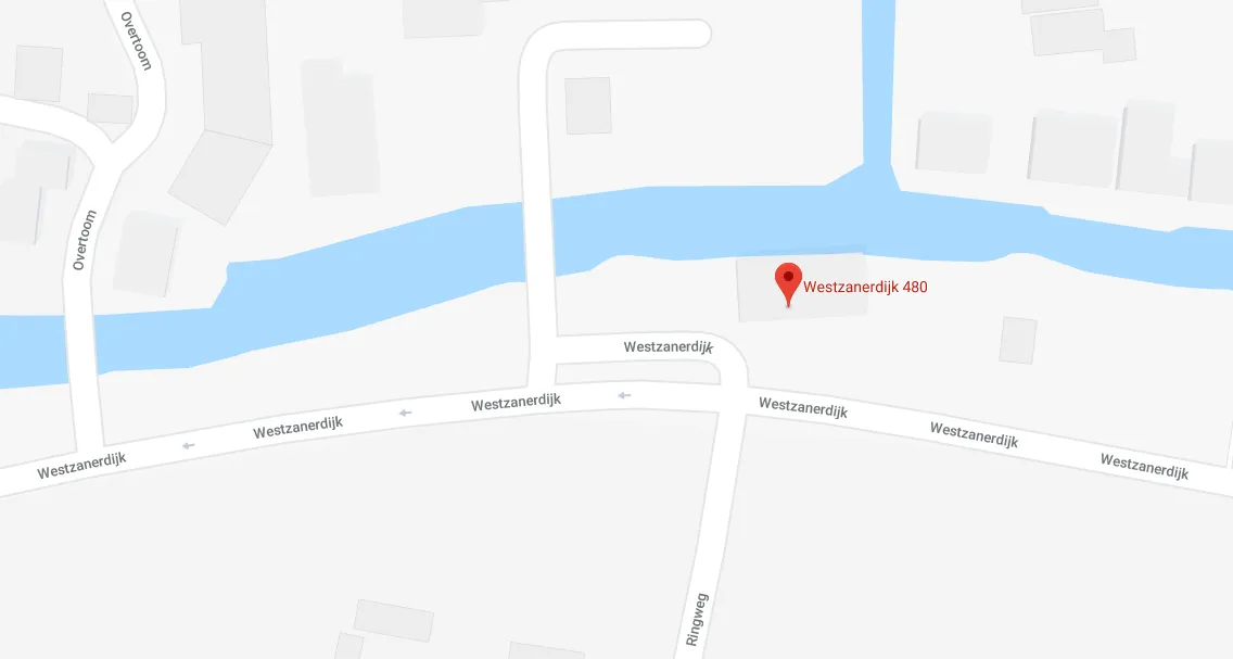 kaart 480 westzanerdijk