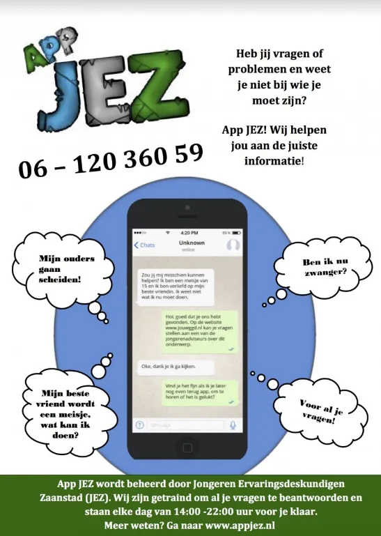 screenshot 2019 06 23 persbericht jongeren appen jongeren met app jez zaanstad nieuws nl mail van nort groep b v