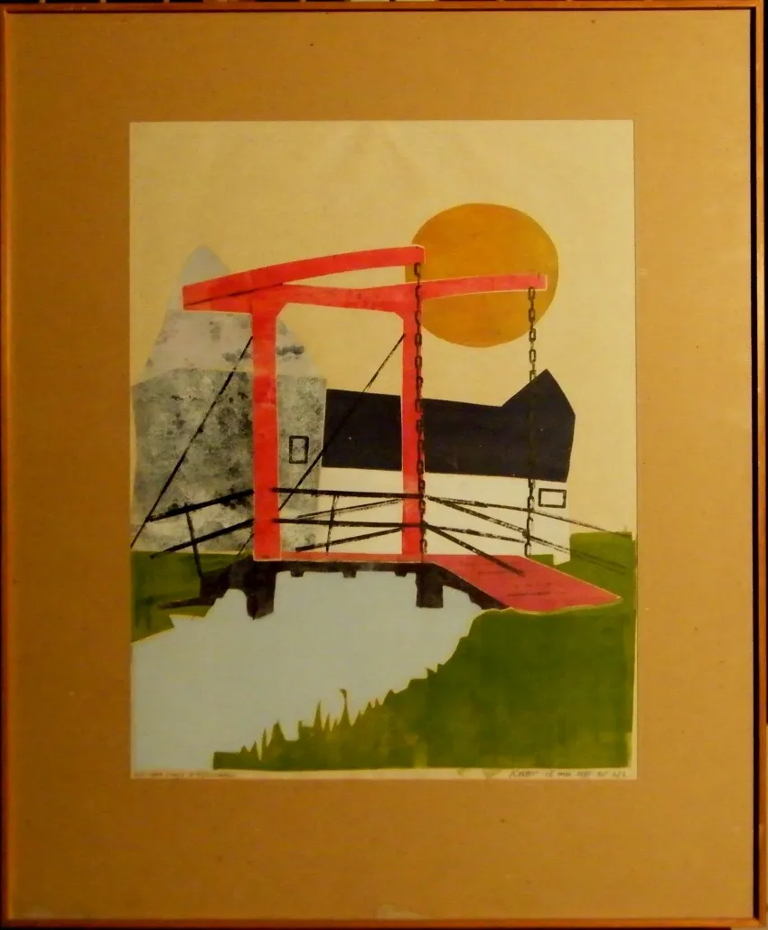 wim koster het rooie brugje te westzaan 1971