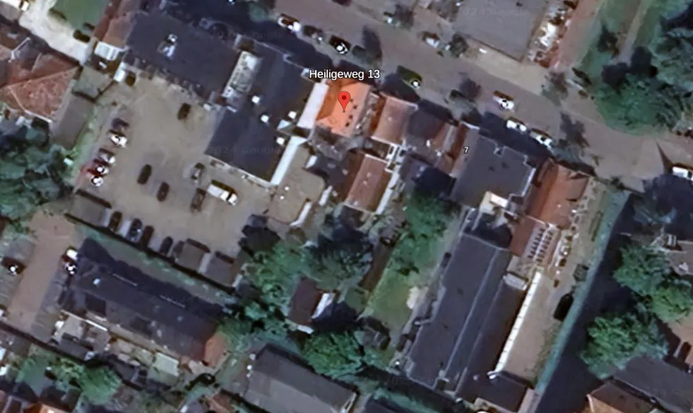 De omgeving van bovenaf gezien.&nbsp;