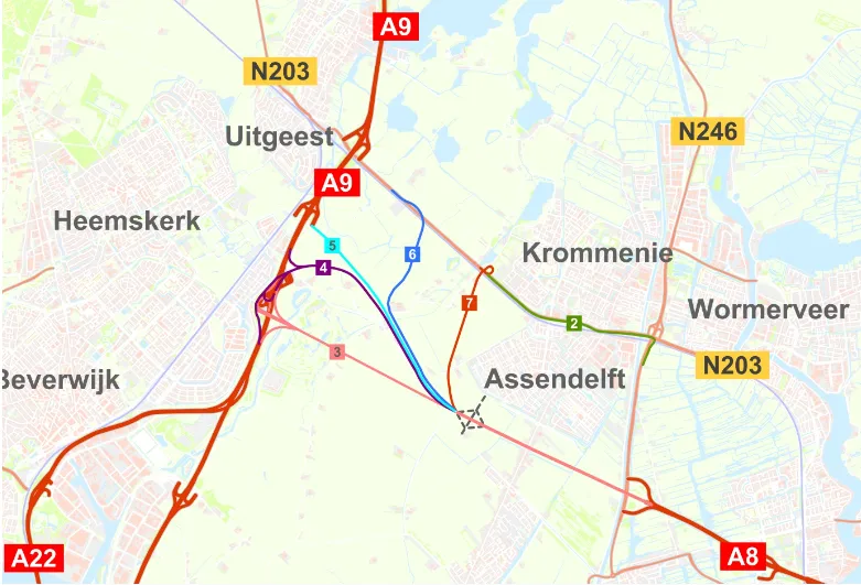 De drie varianten.