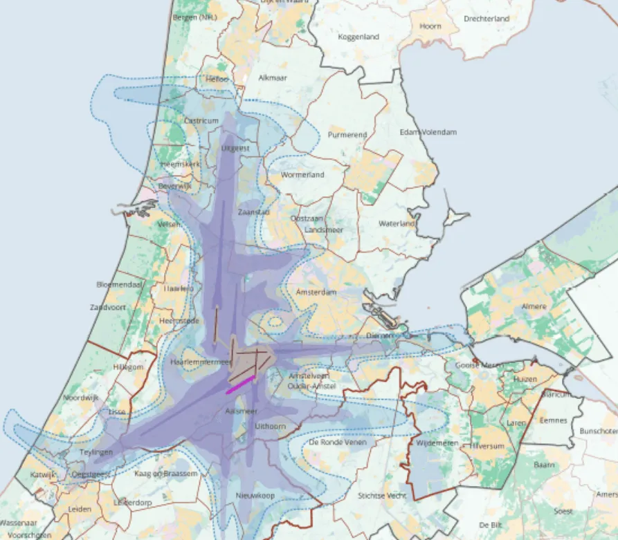 De Novex-regio Schiphol.