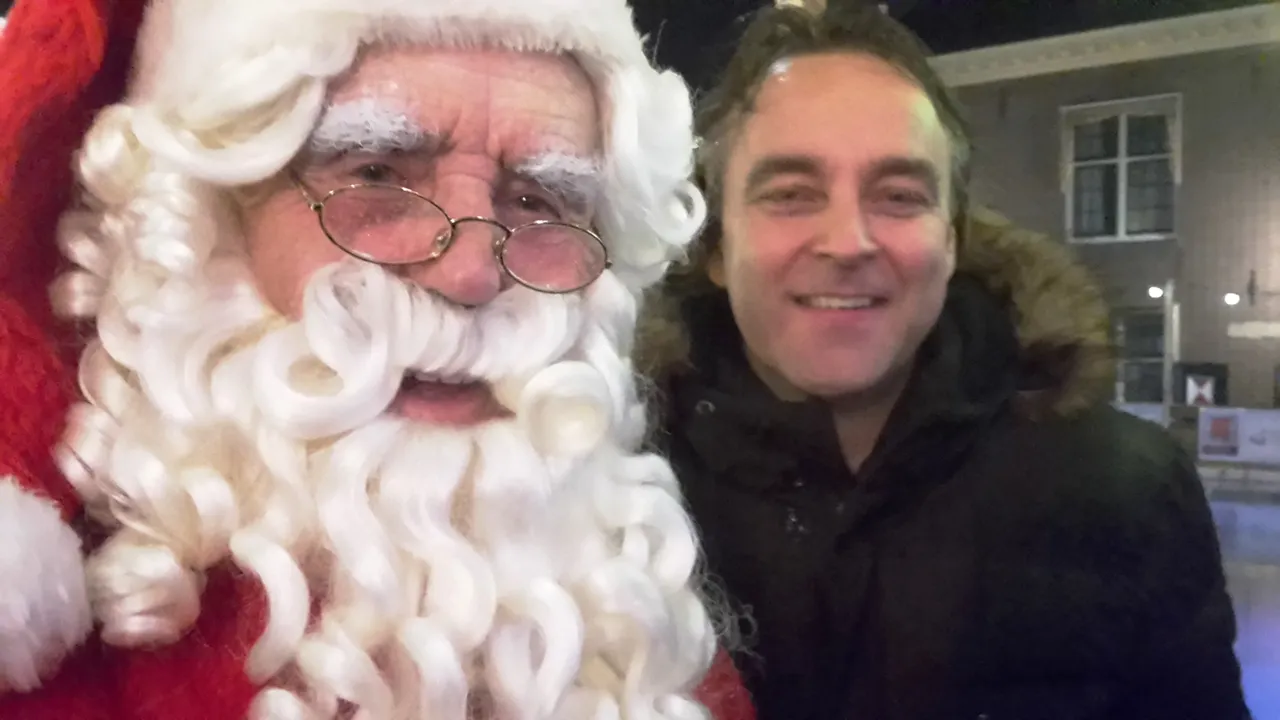 kerstman en gerard kuipers ijsbaan zandvoort jaap koper