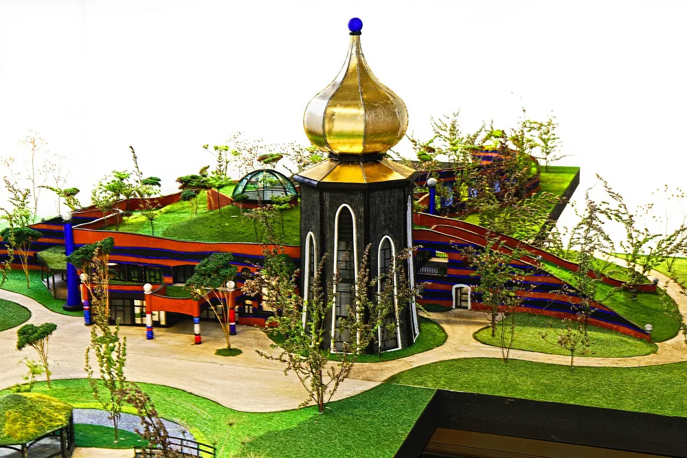 maquette totaal hundertwassergebouw zoeterwoude stichting gemiva svg groep