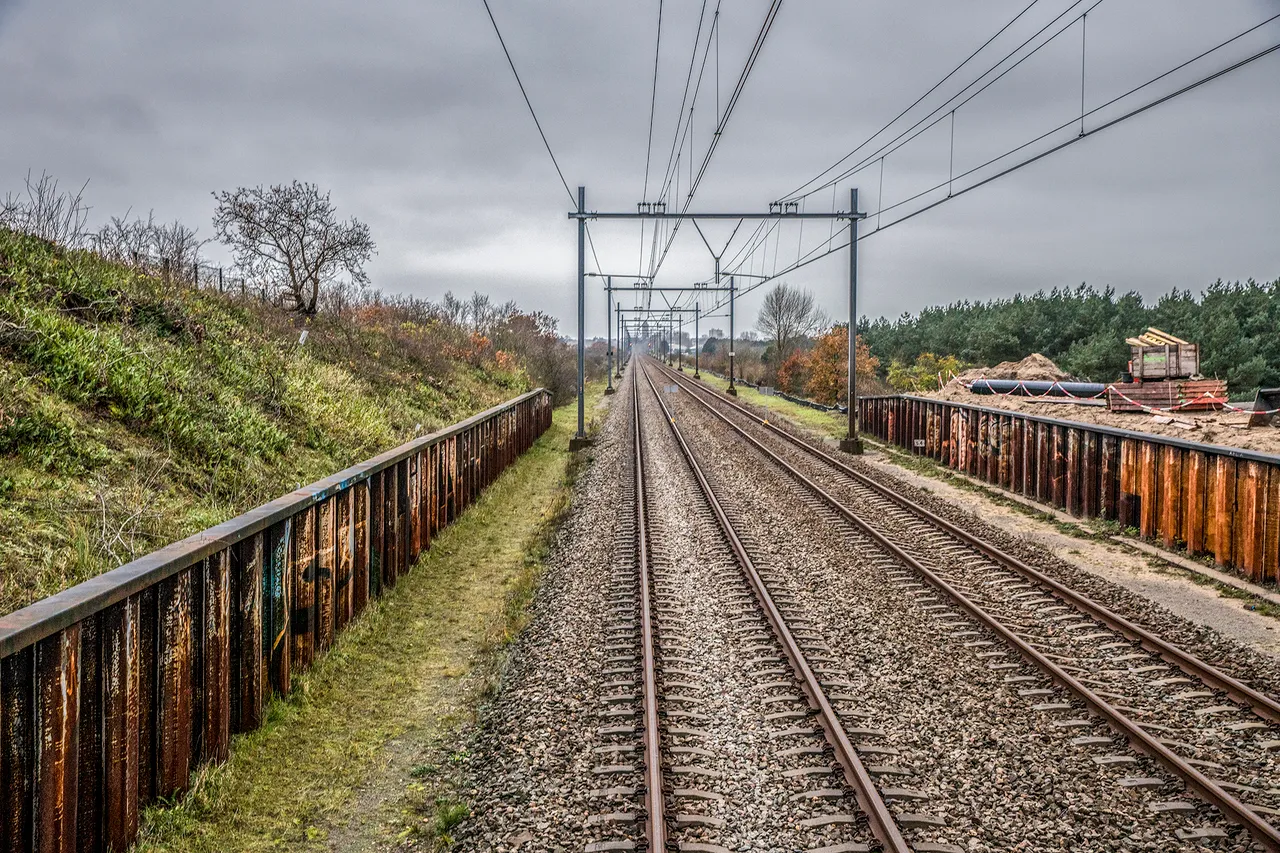 trein richting zandvoort