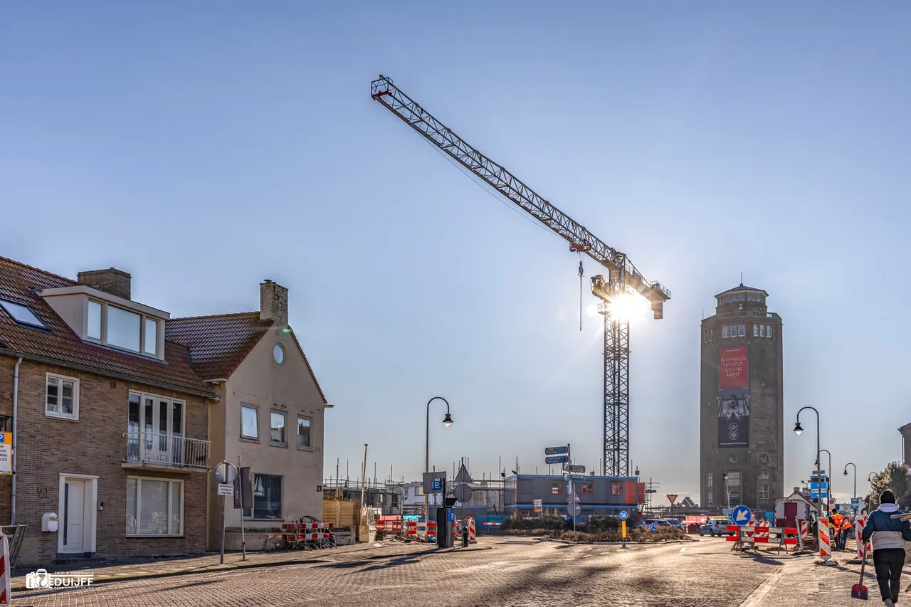 watertoren bouwterrein