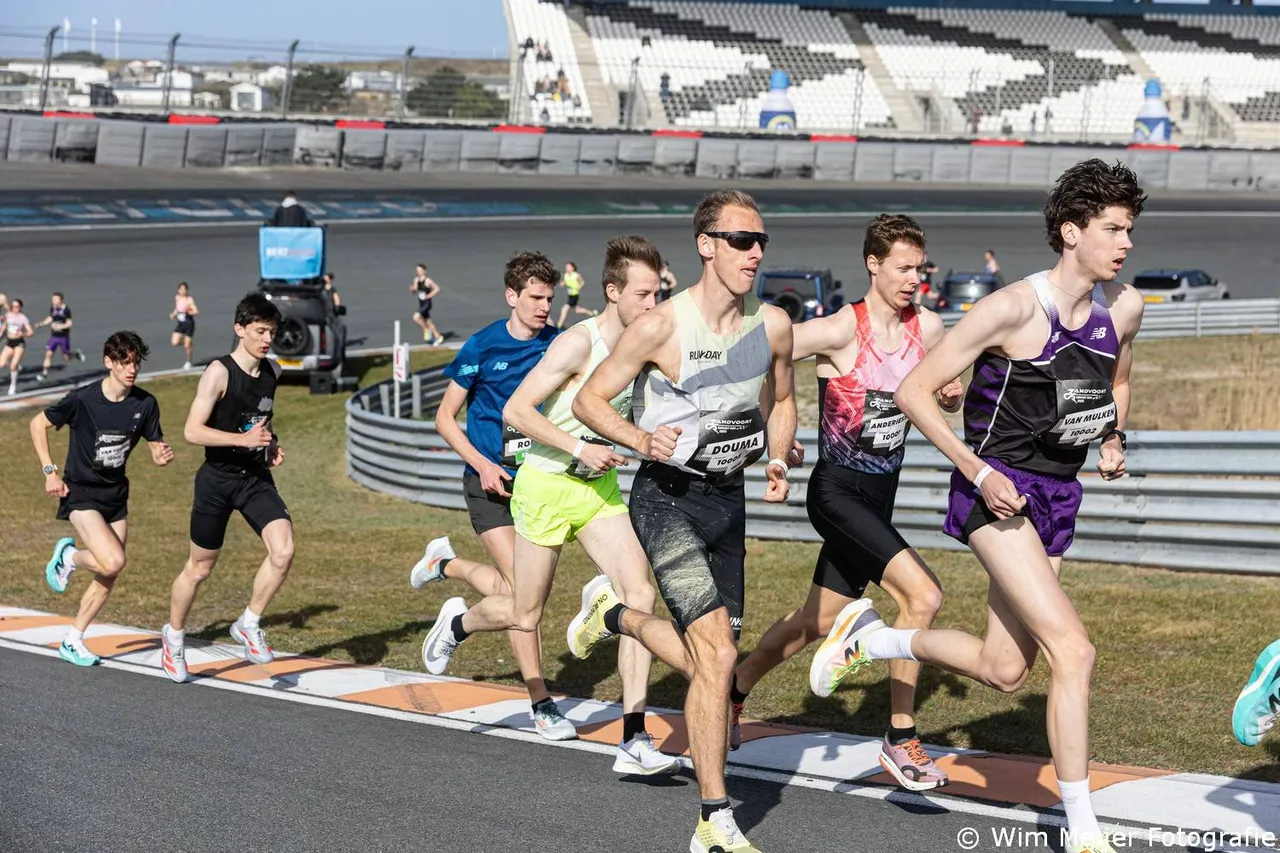 Richard Douma, steeds te vinden in de kopgroep maar dit jaar buiten het podium