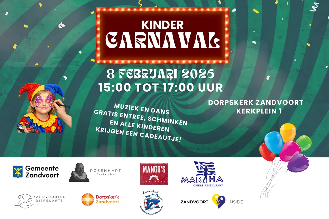 Kopie van Green and Red Playful Illustrative Carnival Party Flyer (A2 (liggend))