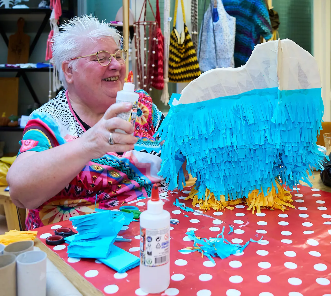 pinata bij de piezo ambachtenwerkplaats1 fotograaf leon koppenol