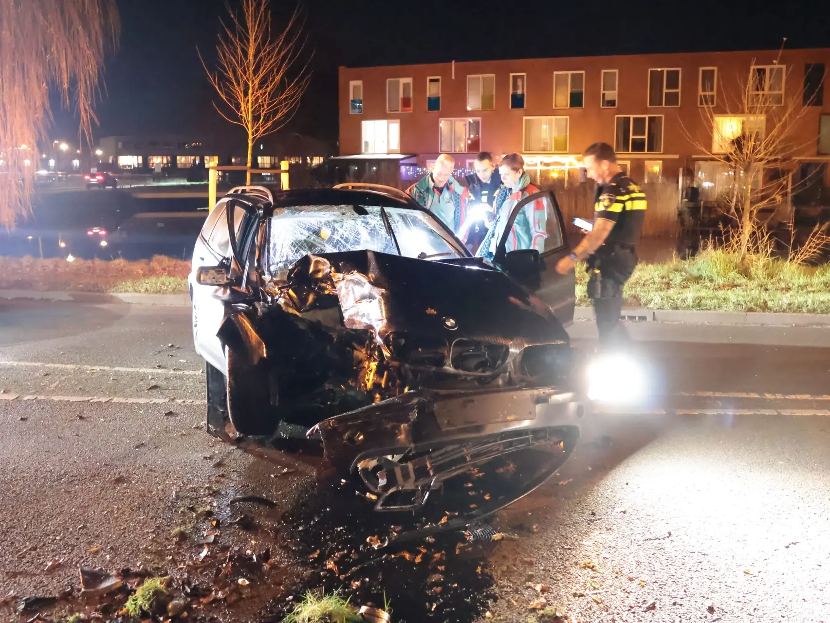 bestuurder gewond botsing boom amersfoort scaled