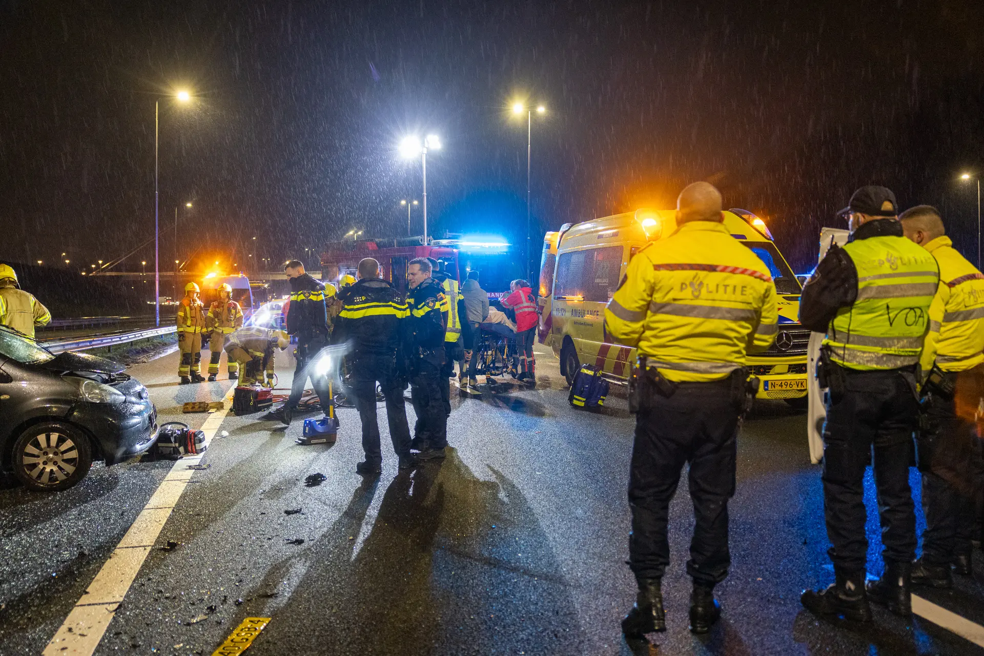 ongeval a16 ridderkerk1