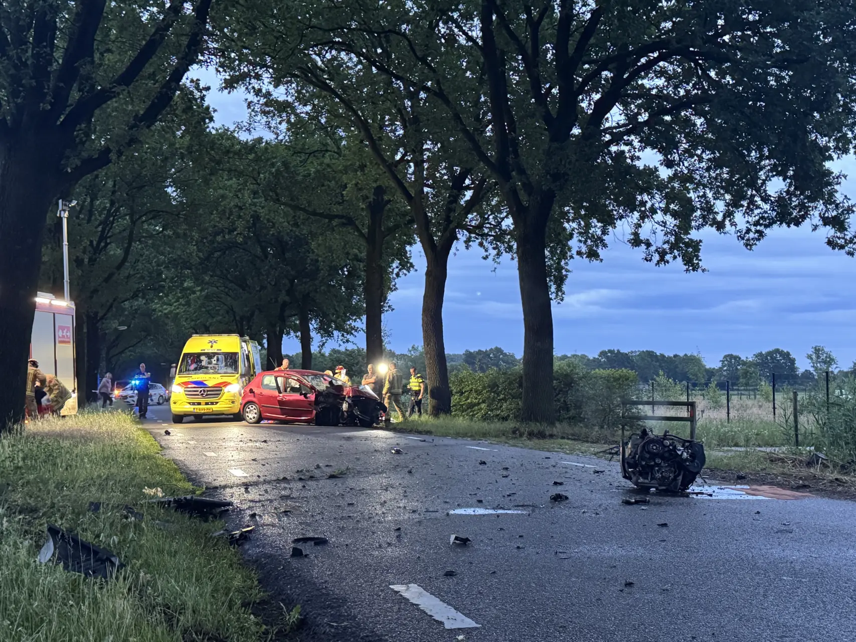 Auto beek en donk