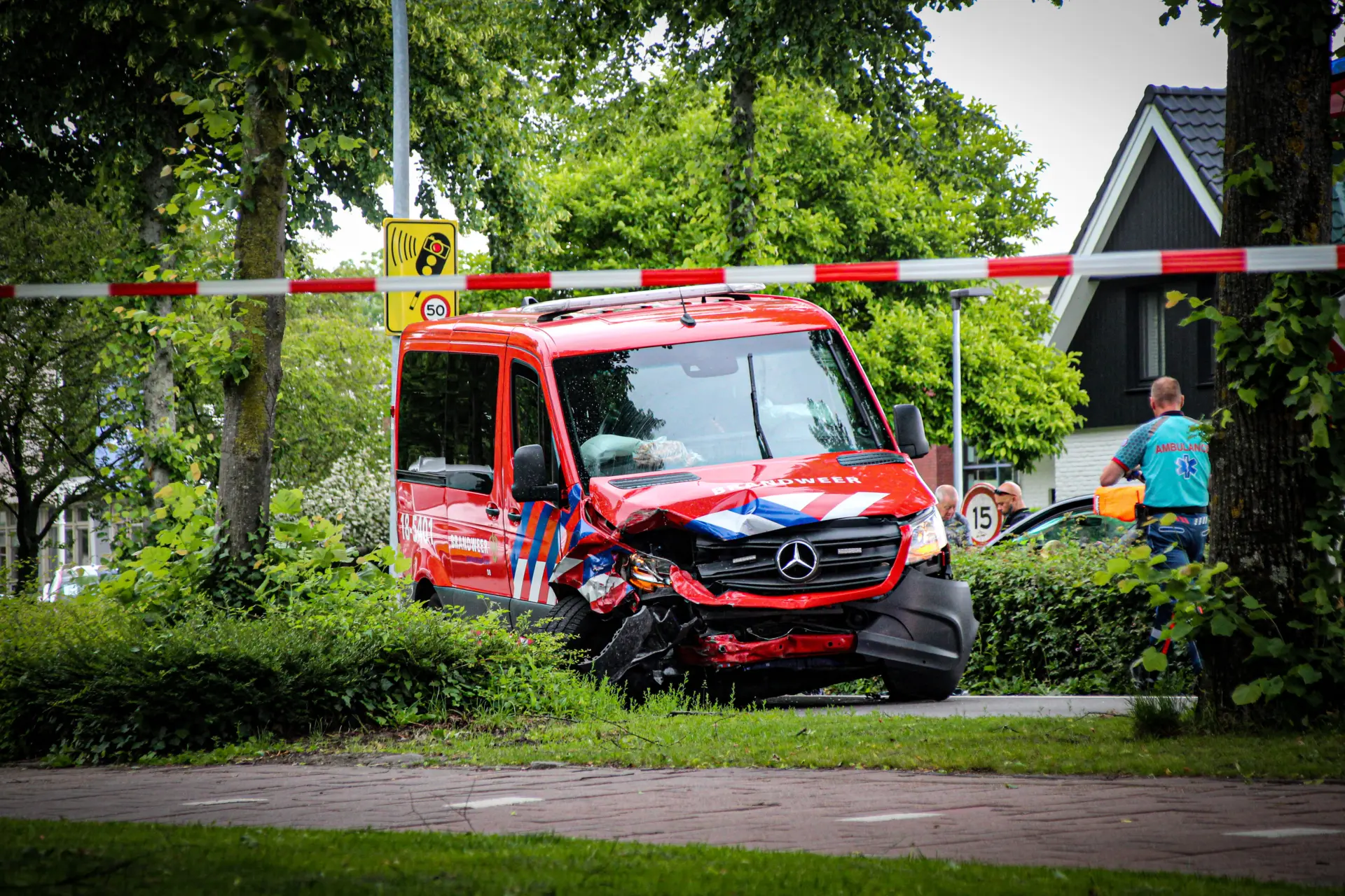 Ongeval Brandweervoertuig
