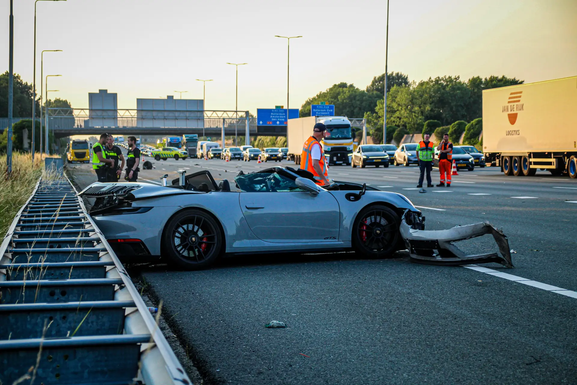 Ongeval Porsche