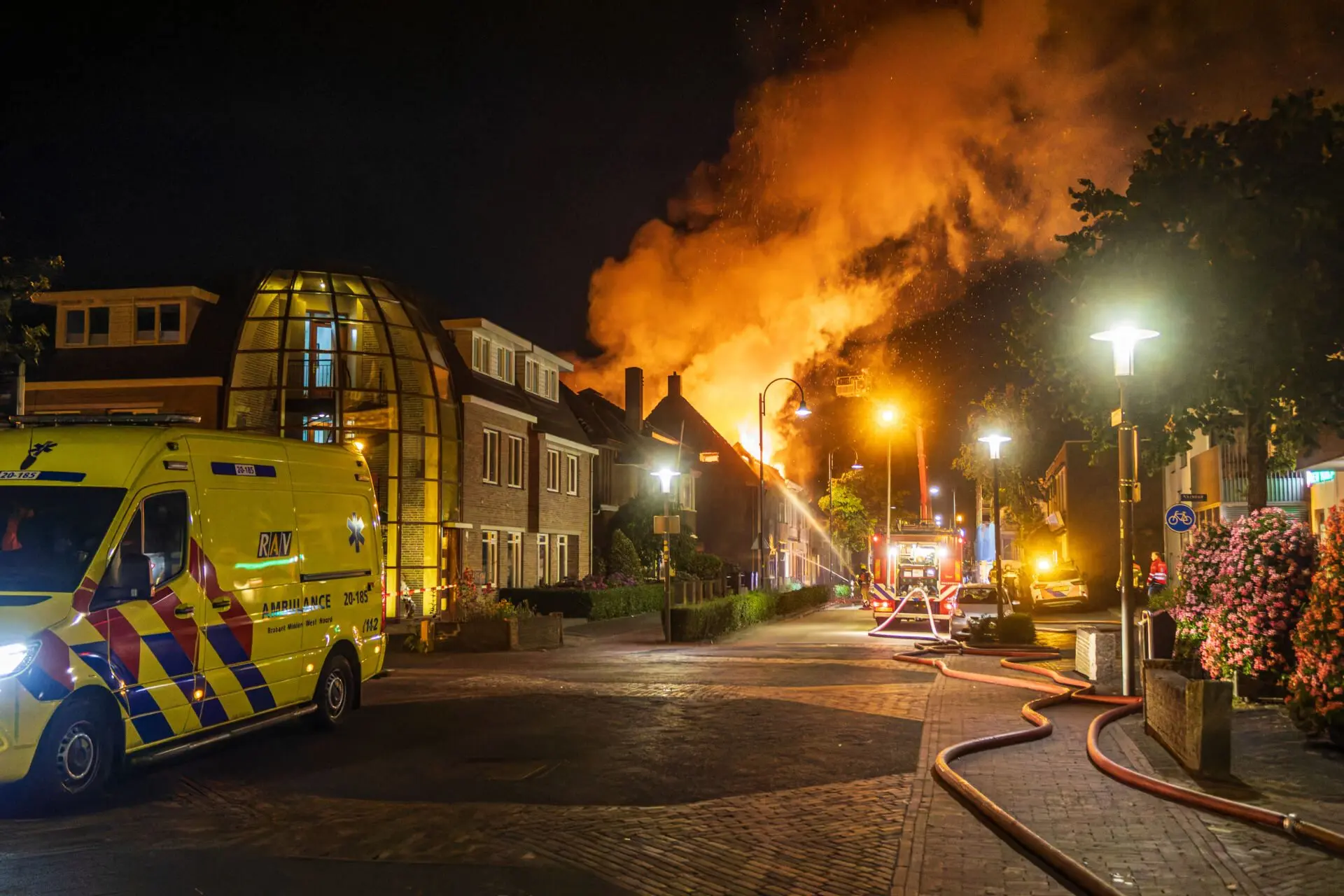 Woning brand Rijen