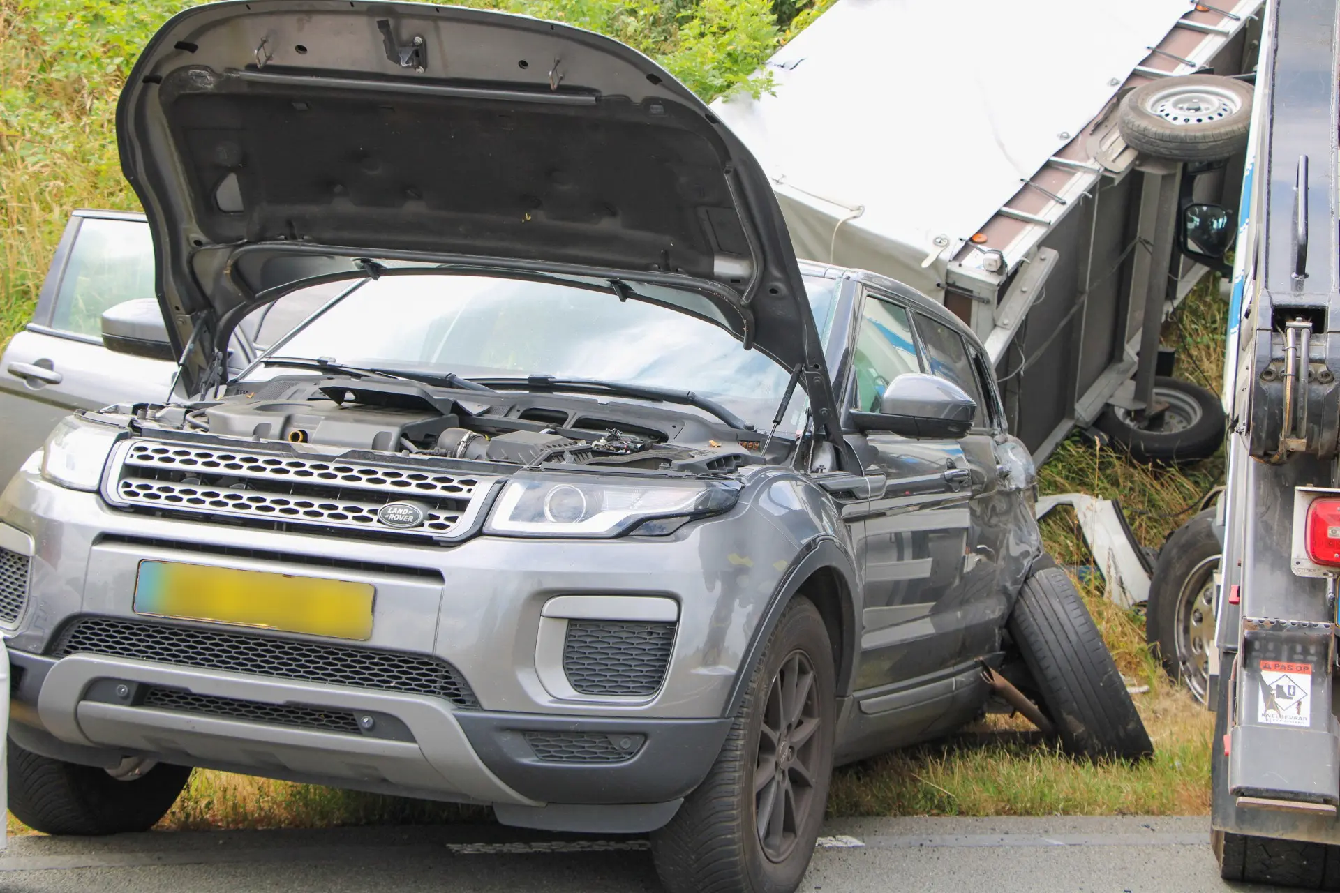 Wesp in auto zorgt voor ongeluk zutphen2.jpg