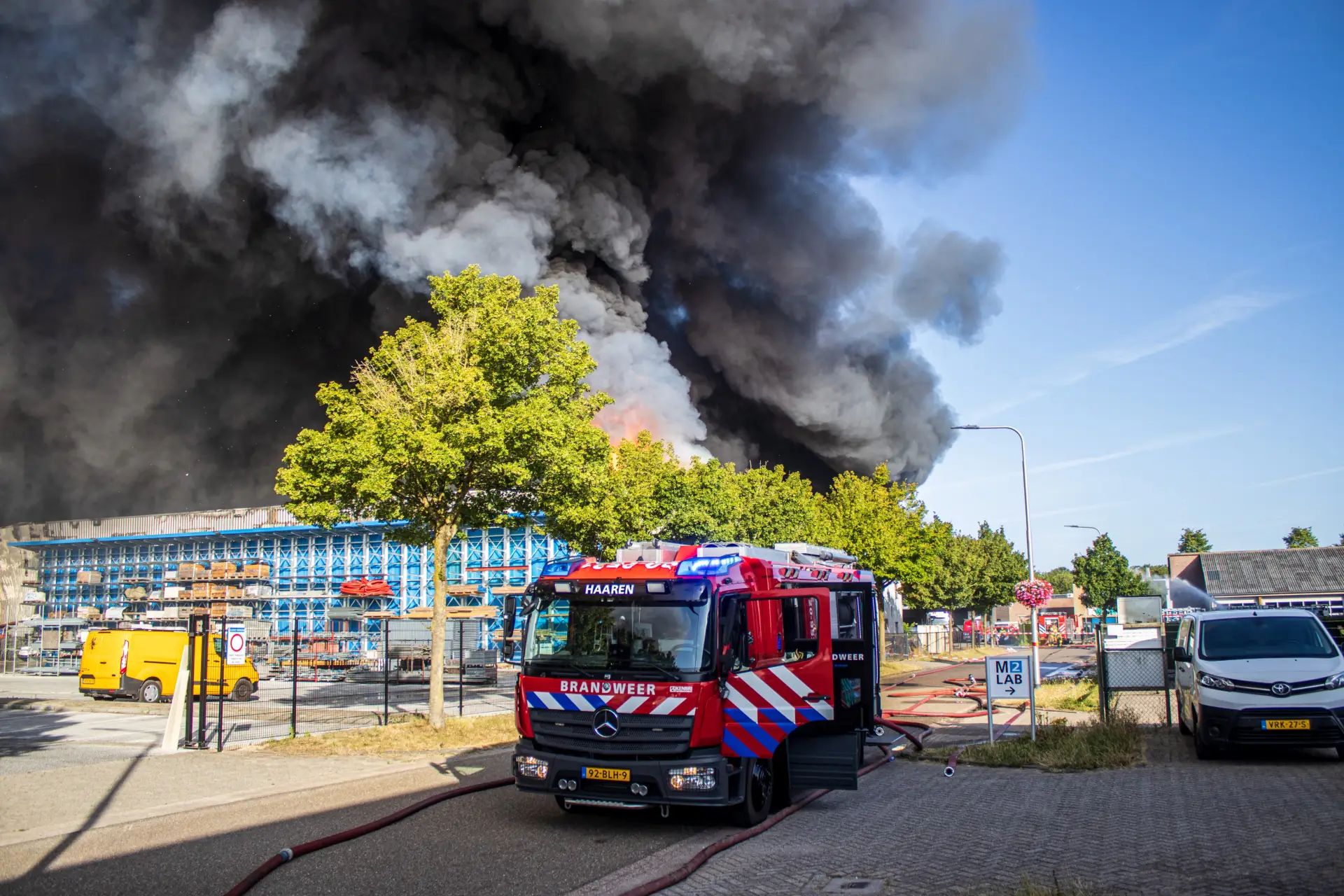 Zeer grote brand Udenhout