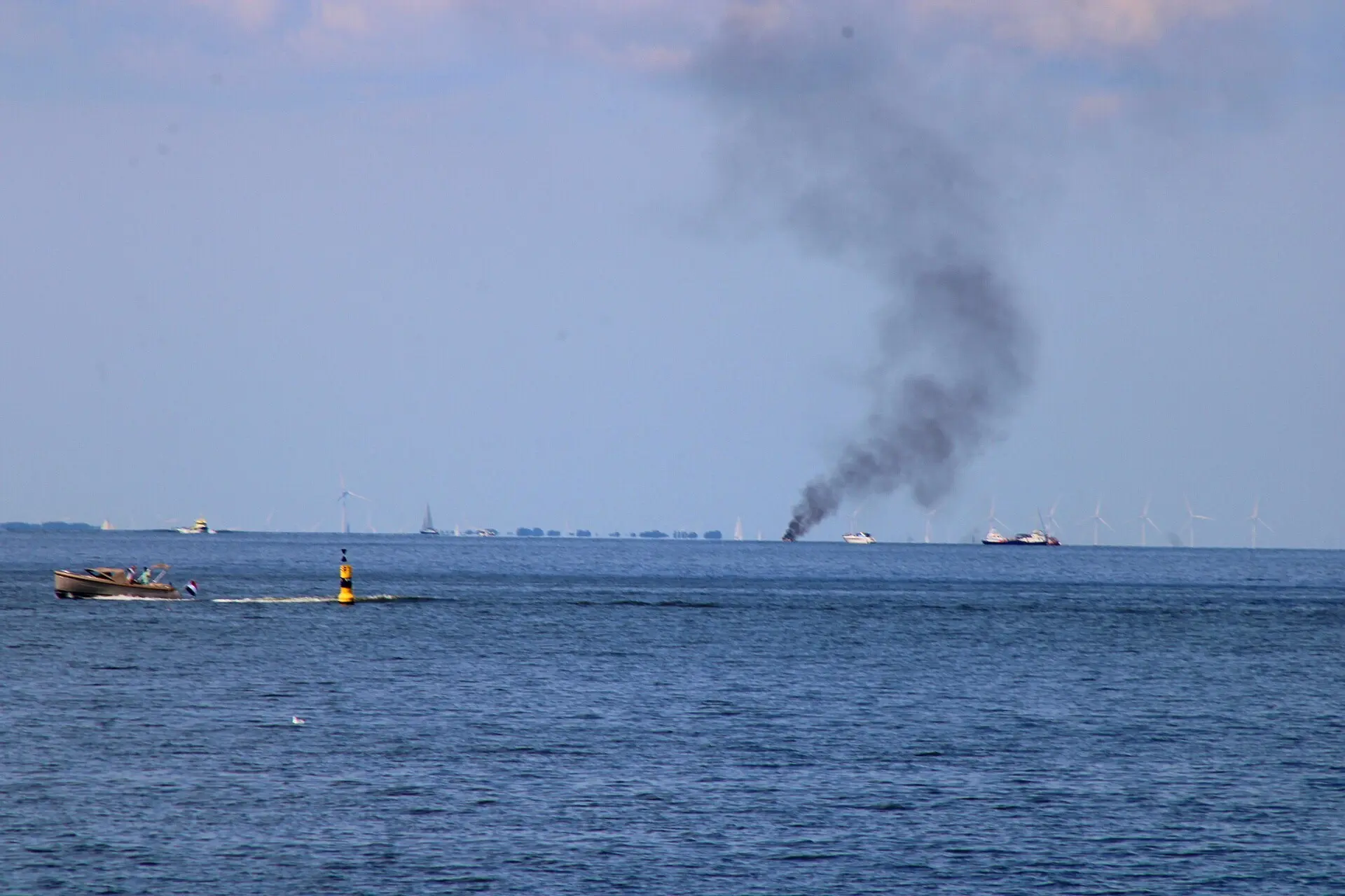 Explosie boot Urk