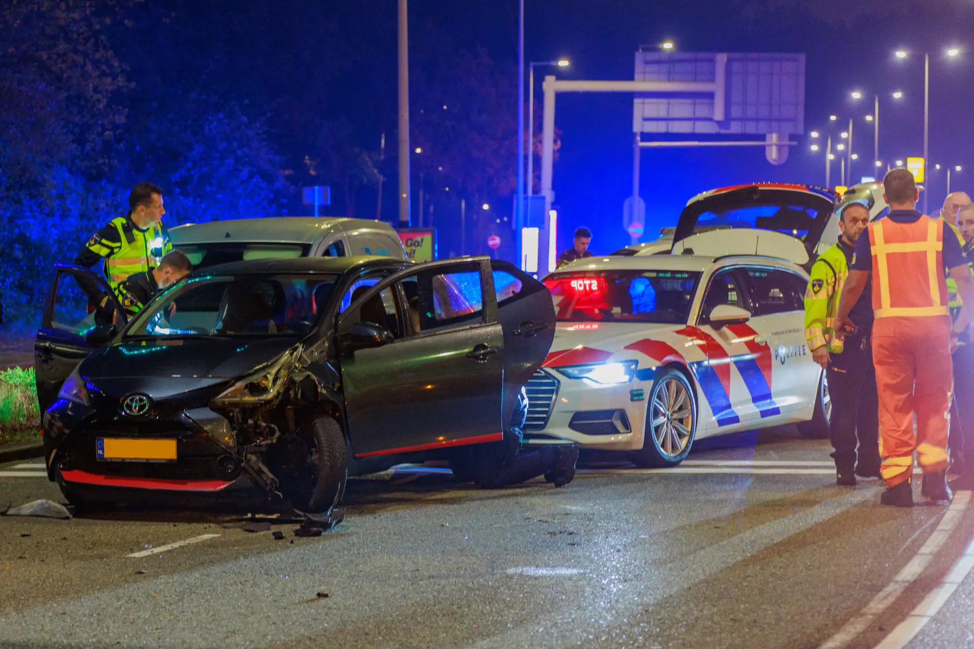 Achtervolging politie a6