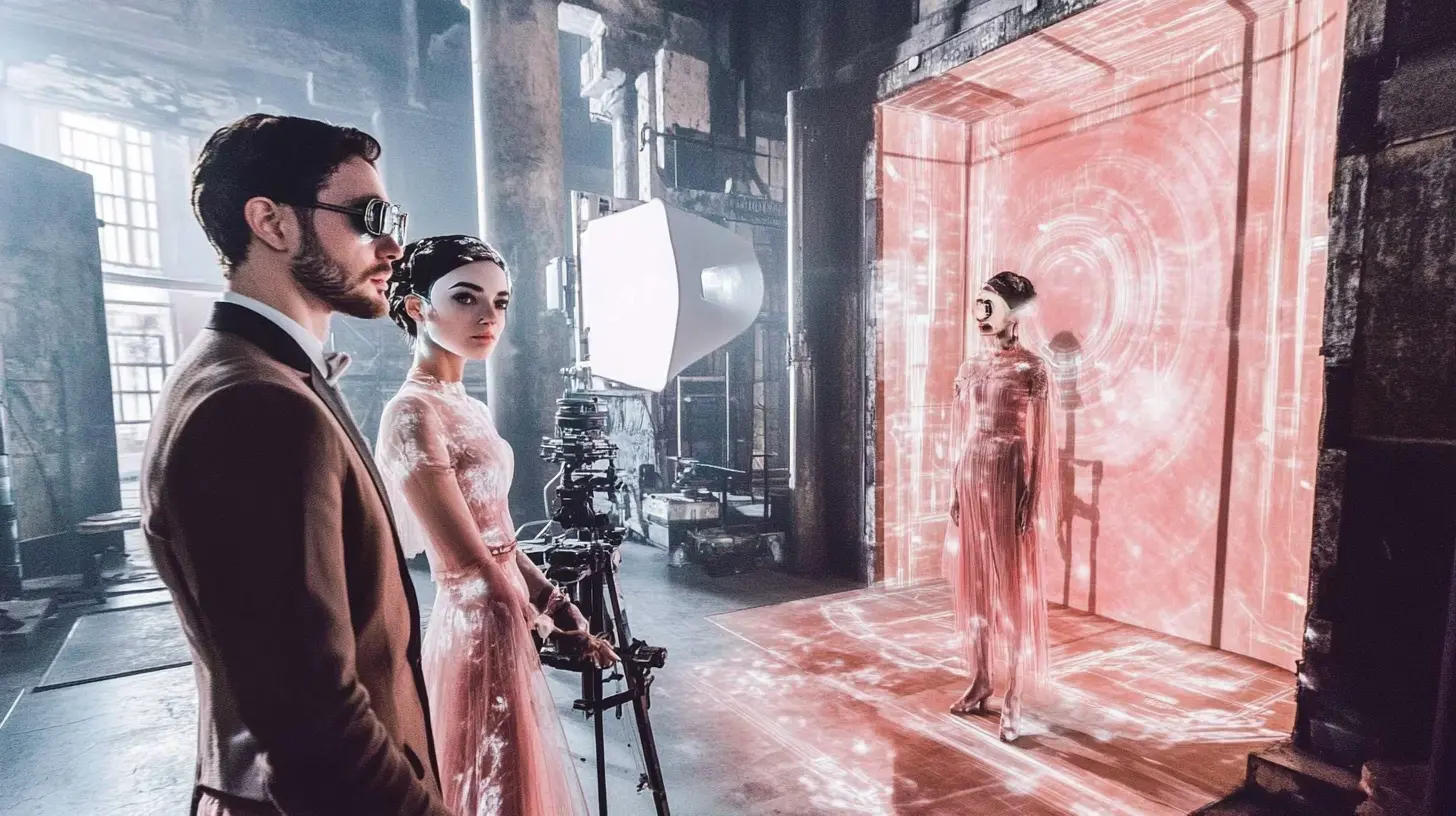 video en film met ai filmset