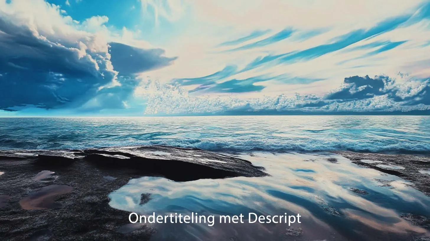 descript met ondertiteling