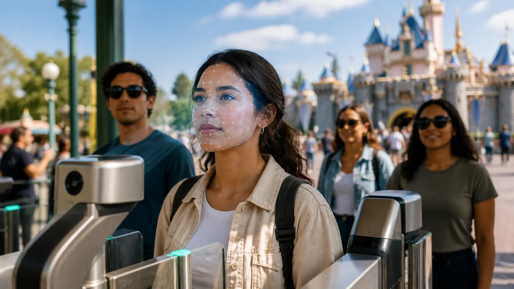 Disneyland test met gezichtsherkenning & AI