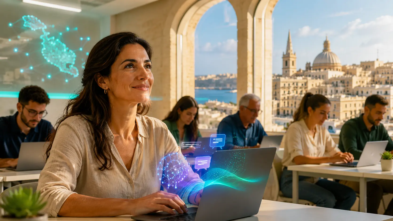 Malta geeft inwoners gratis AI-cursus én jaarabonnement op ChatGPT of Copilot