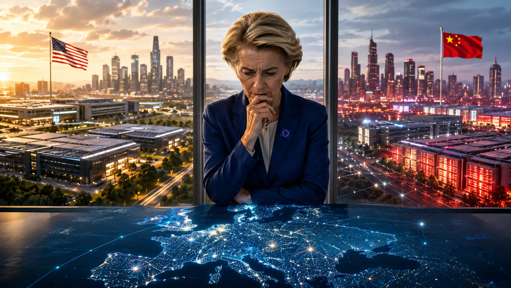 Europa slaat alarm over AI Europa dreigt echt te verliezen van VS en China