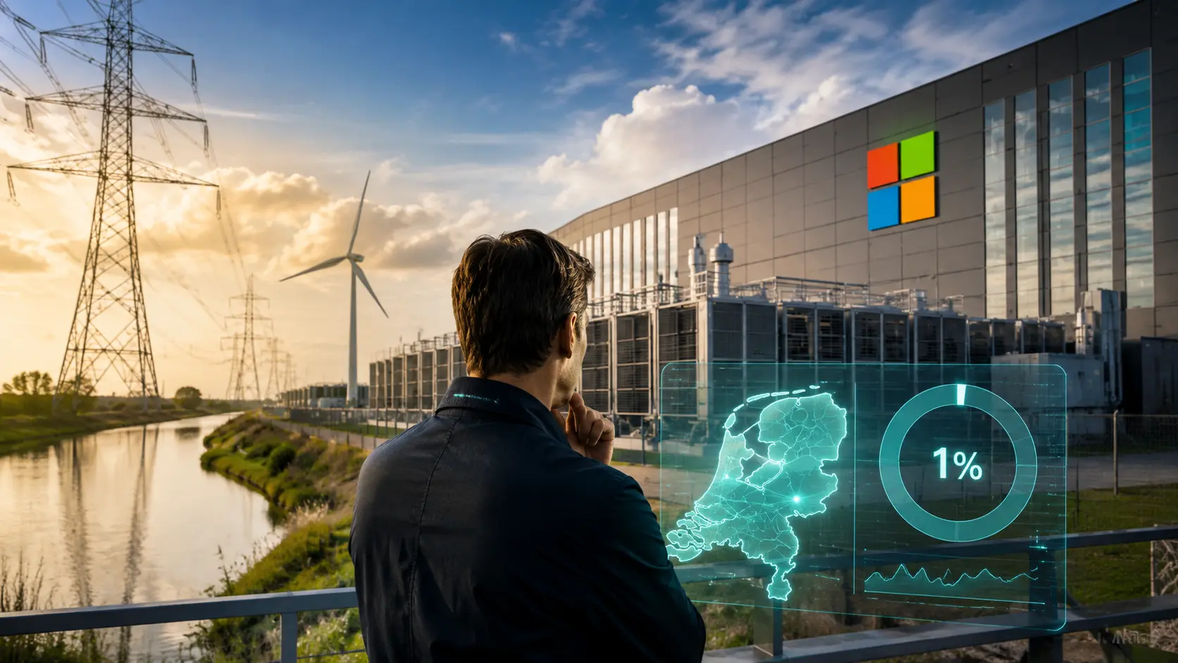 Datacenter gebruikt 1 procent van alle Nederlandse stroom