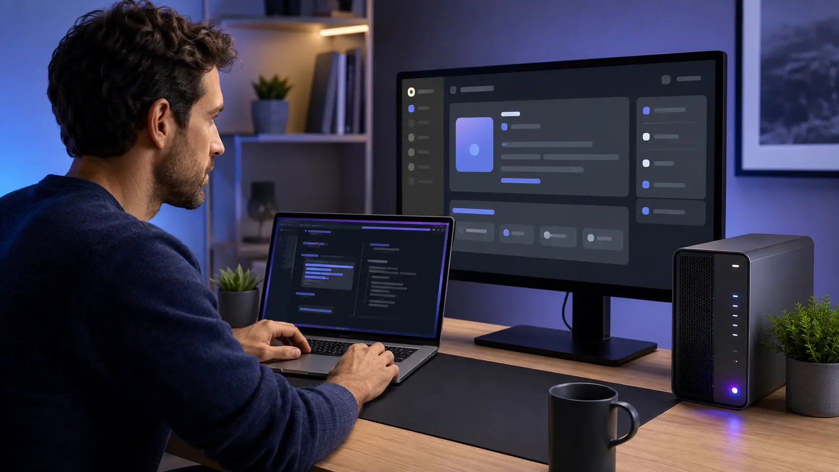 Man installeert DeepSeek op eigen computer