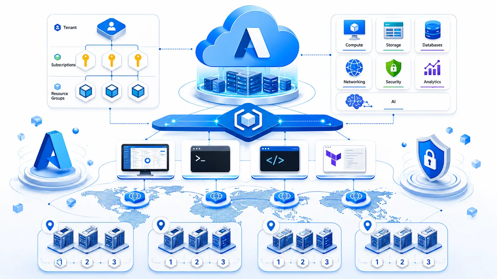 Microsoft Azure complete uitleg over cloud, AI, prijzen en toepassingen
