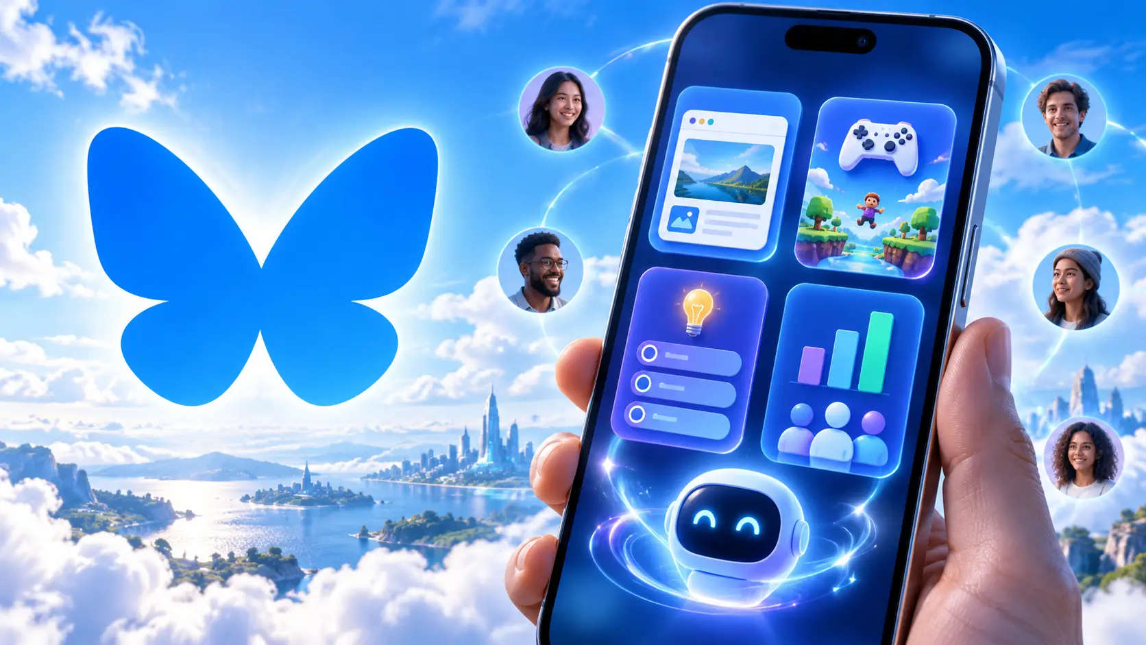 Bluesky breidt AI-tool Attie uit websites en games bouwen