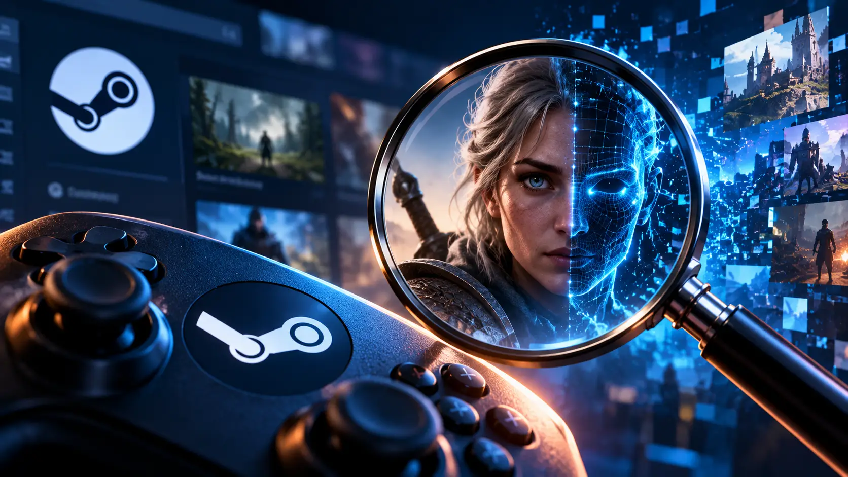 Een Steam-game zonder AI-label kan toch met AI zijn gemaakt