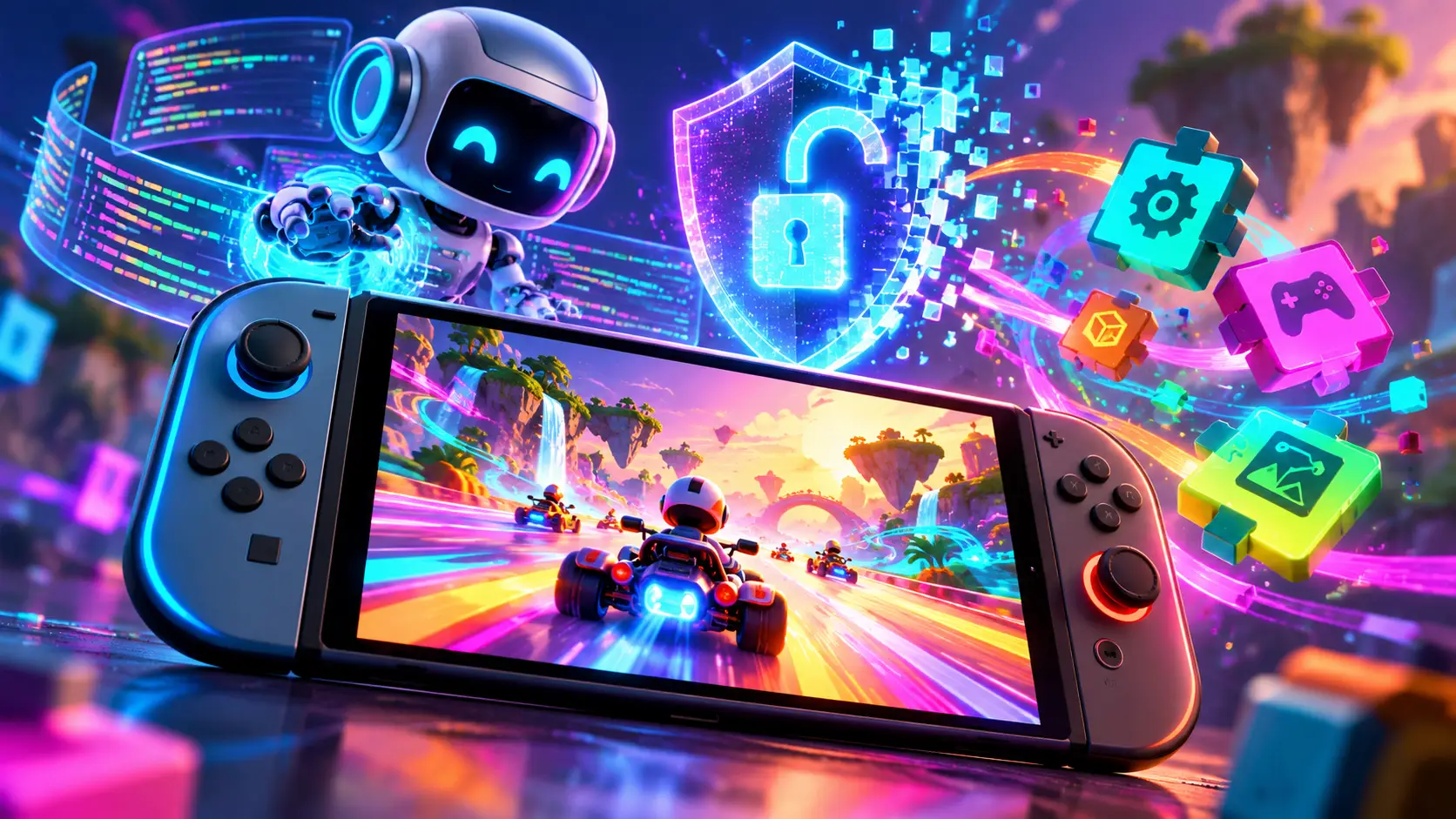 Nintendo Switch 2 gehackt met hulp van AI Mario Kart World aangepast