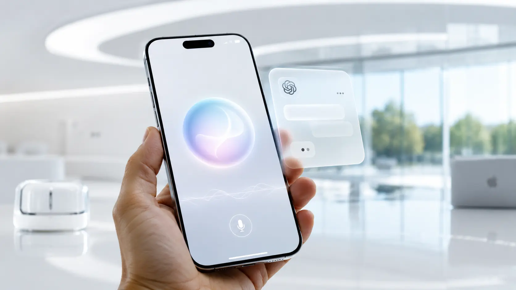 Apple lijkt Siri opnieuw uit te vinden en de gelekte beelden doen opvallend veel denken aan ChatGPT