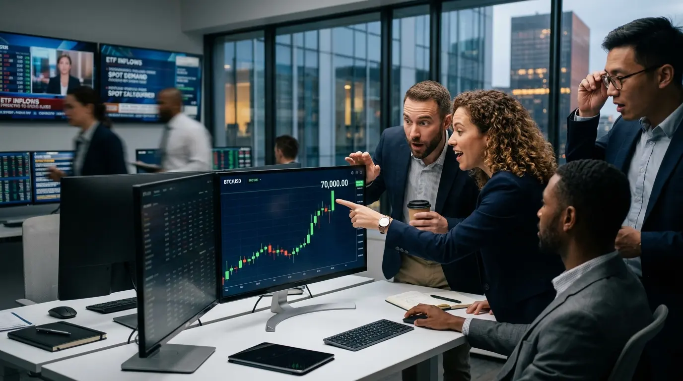Bitcoin Reclaims 70000 Mark With Massive Surge In Spot Demand Shaking The Market