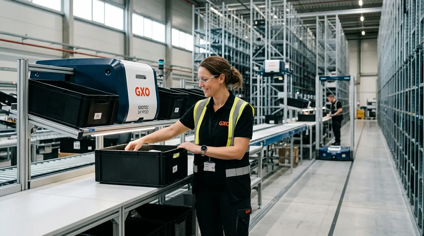 Exotec Skypod System Transforms Guess Logistics at GXO Venlo Facility