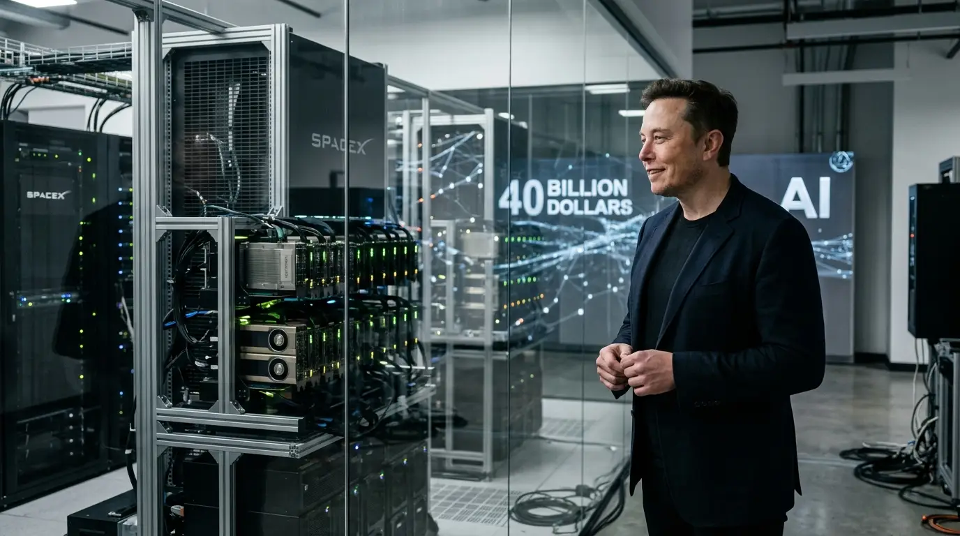 Elon Musk SpaceX Secures 40 Billion Dollars for AI GPU Infrastructure