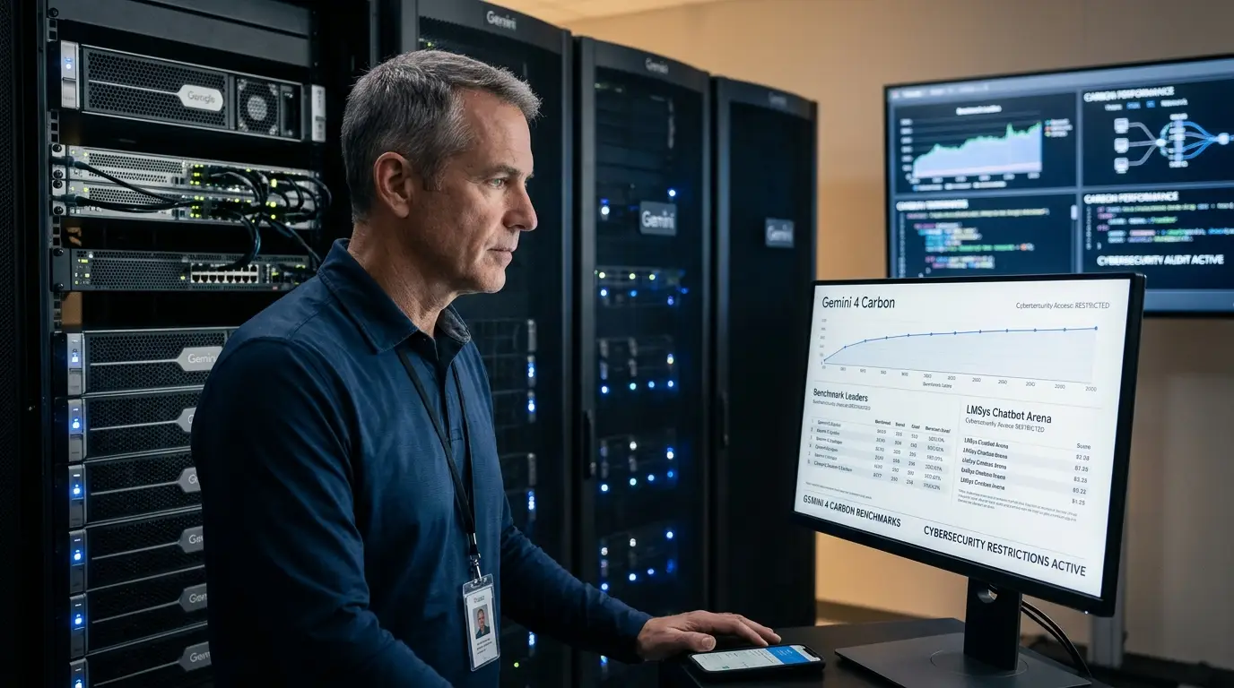 Google Gemini 4 Carbon Secures Top Benchmark Rankings With Limited Cybersecurity Access