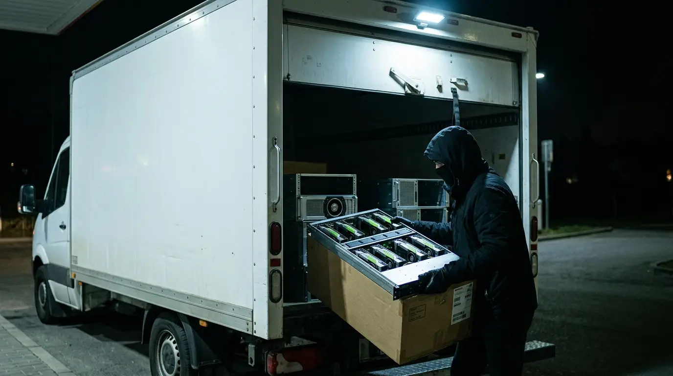 Grand Theft GPU - How Thieves Steal Data Center Hardware in Transit
