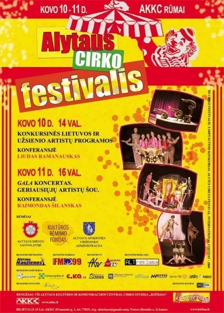 alytausgidas cirko plakatas 1