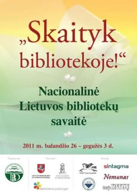 alytausgidas nacionalin lietuvos bibliotek savait 2011 plakato pvz1
