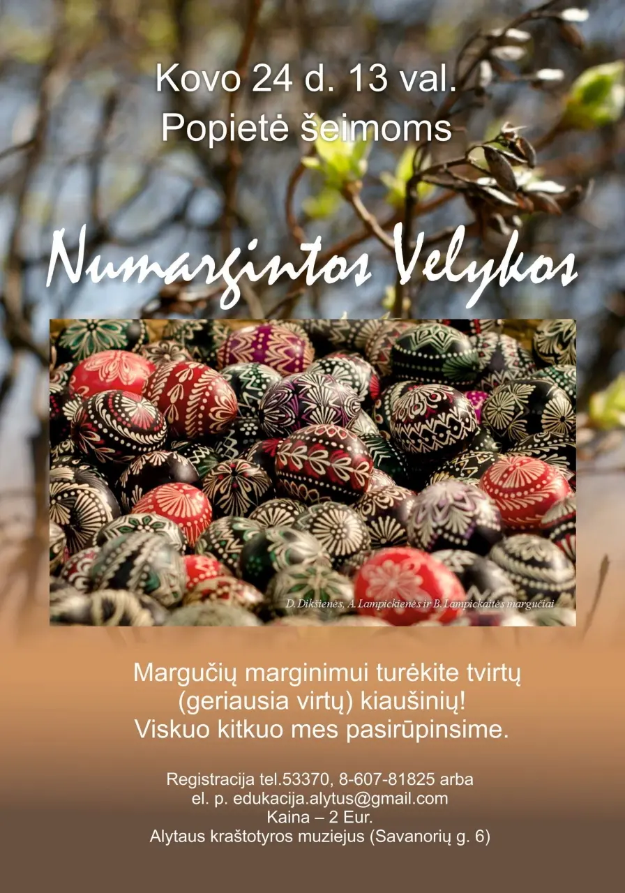 alytausgidas numargintos velykos