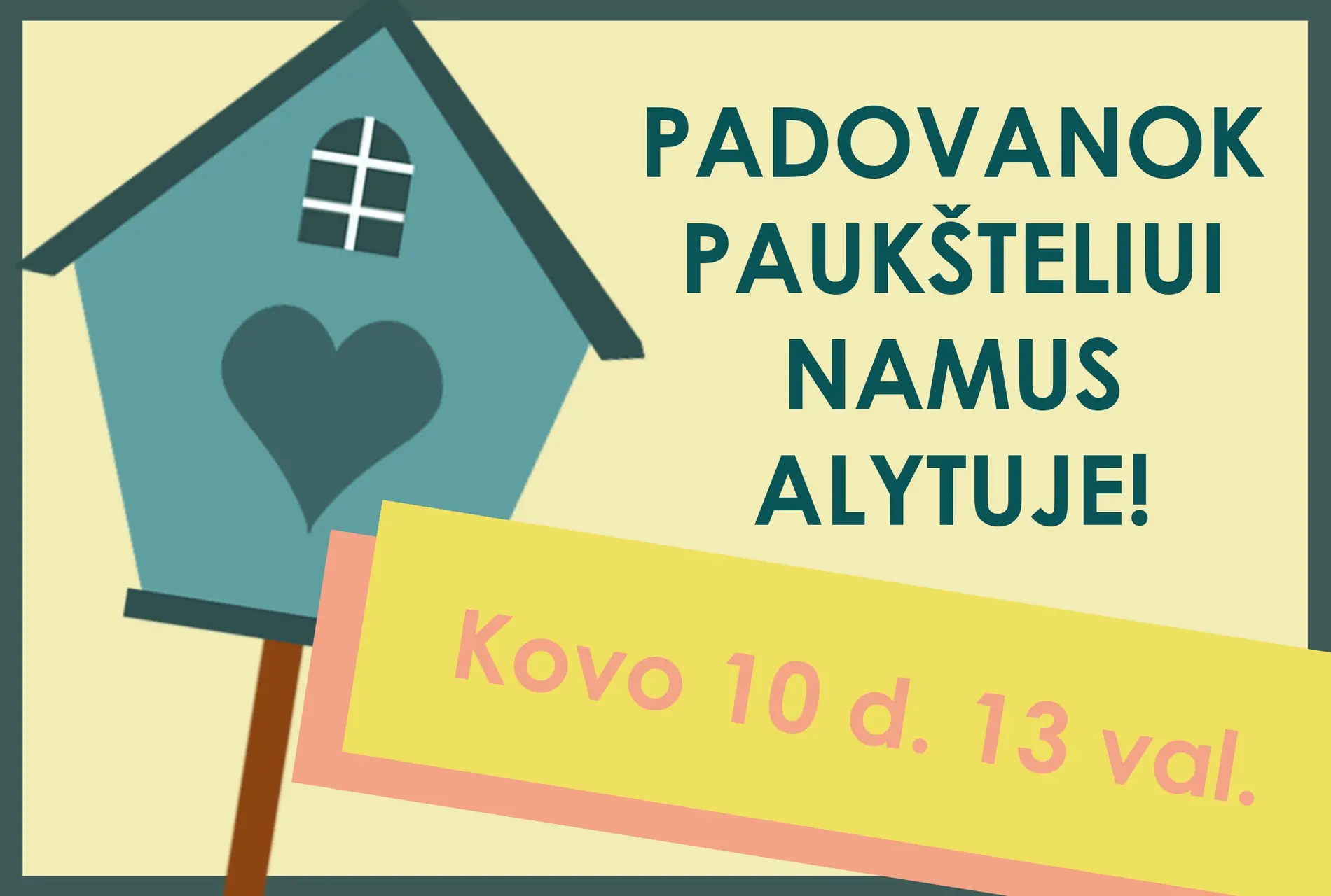 alytausgidas padovanok pauksteliui namus