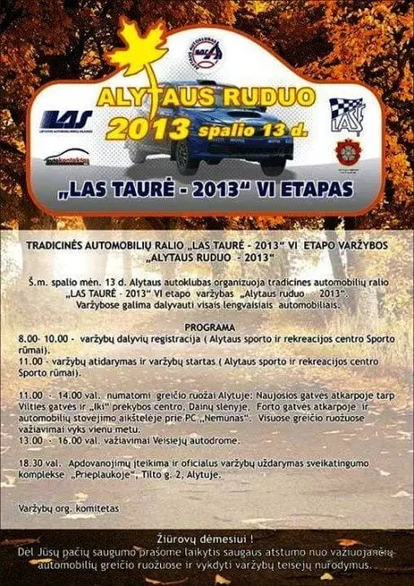 alytausgidas ralis13ruduo563647 696667223694501 1267754900 n