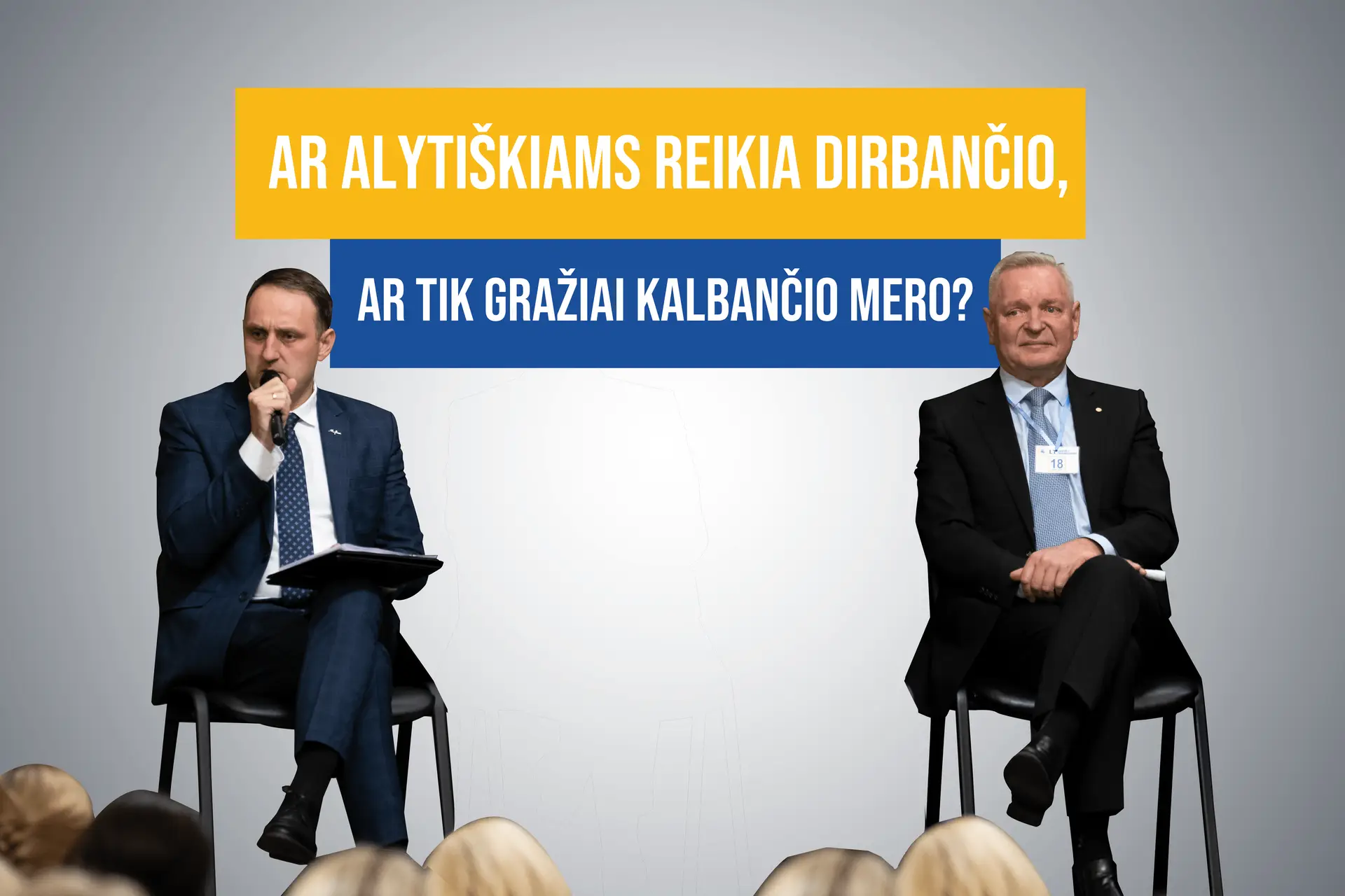 ar kalbantis ar dirbantis