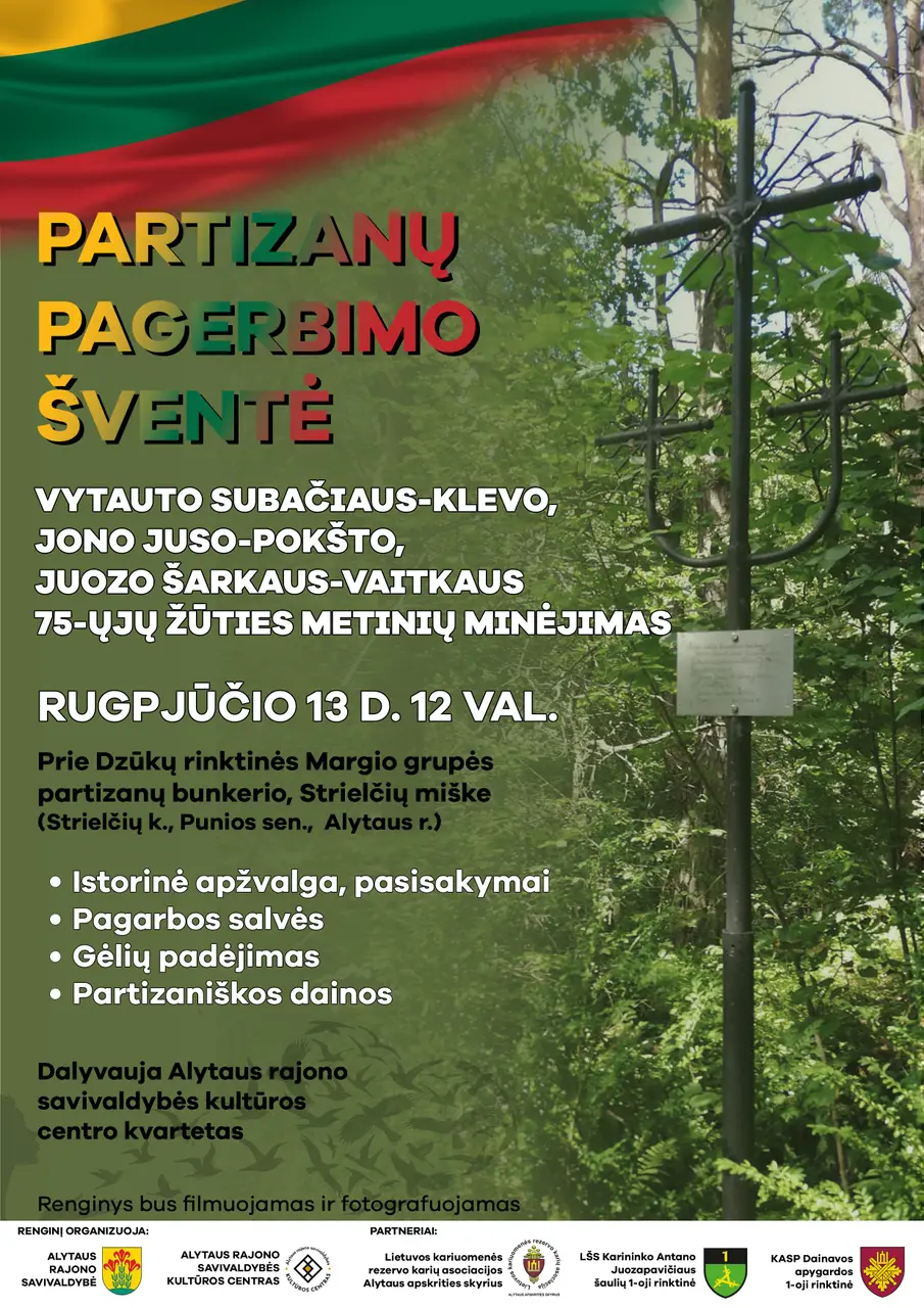 partizanu pagerbimo svente 1