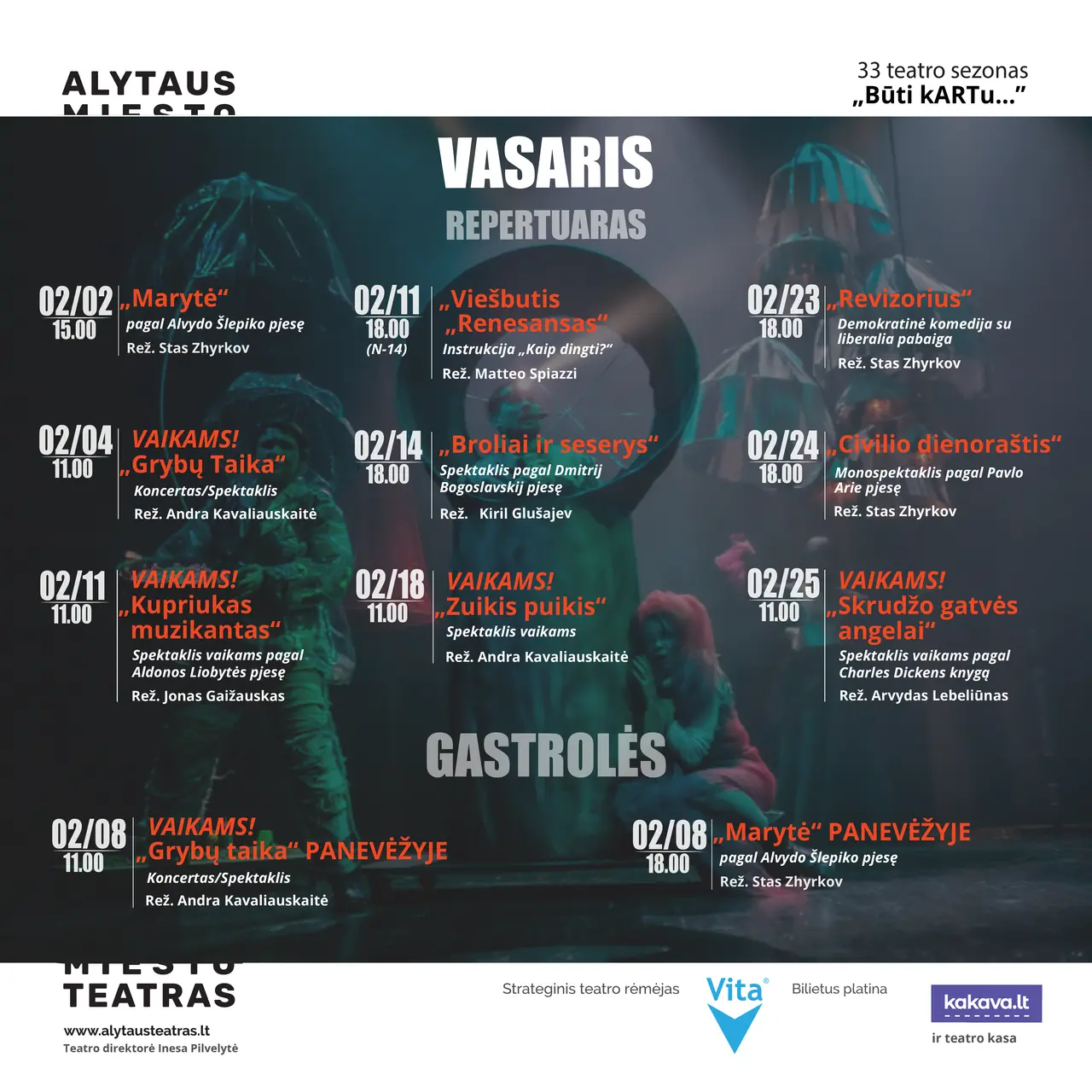 repertuaras vasaris