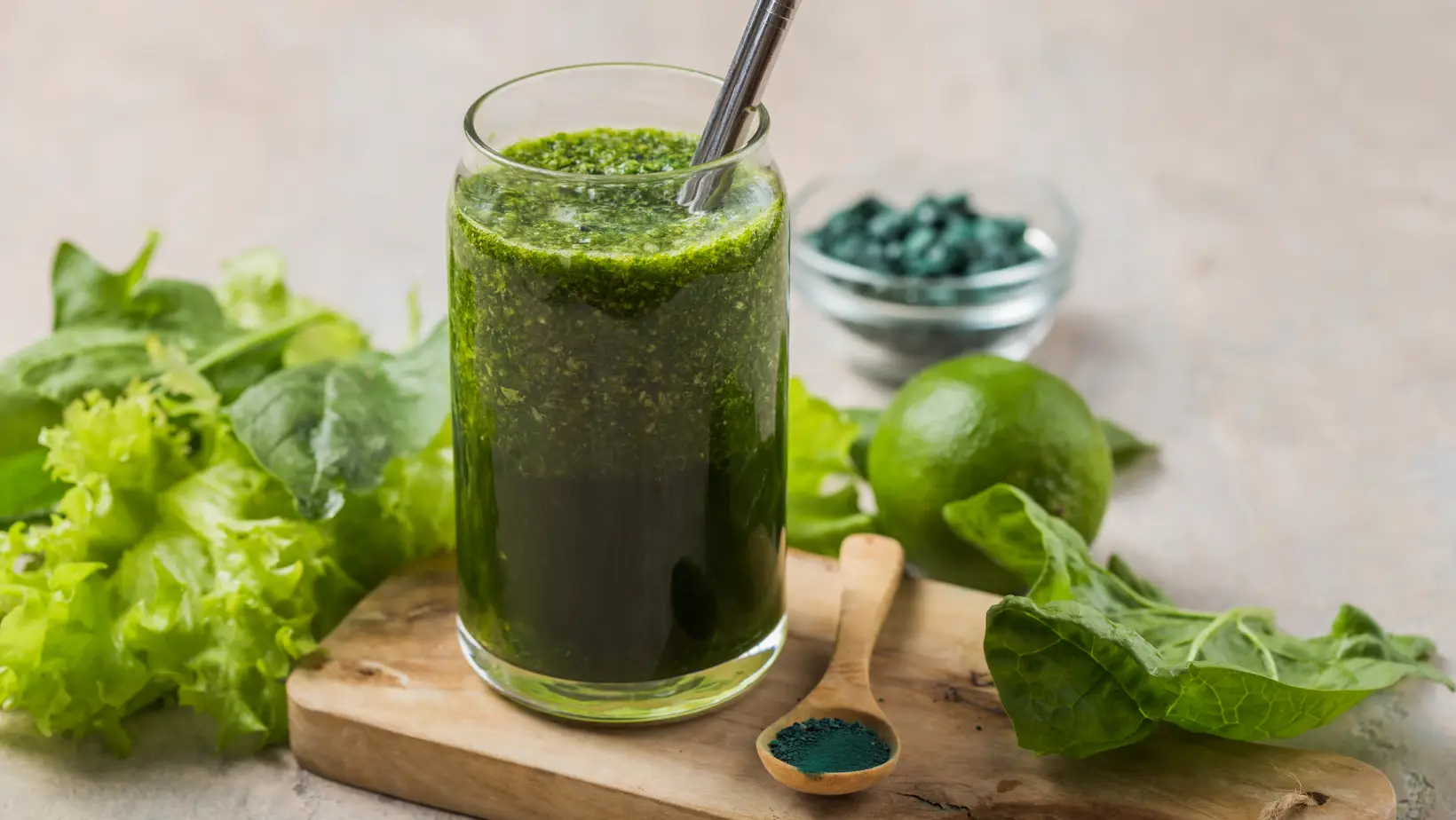 spirulina milteliai