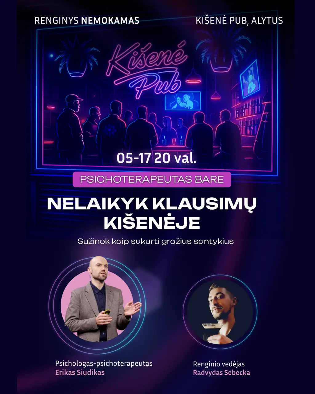 renginio reklama